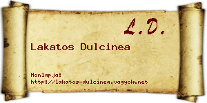 Lakatos Dulcinea névjegykártya